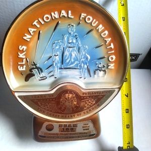 Elks Commemerrative Jim Beam Decanter (Empty) with lid